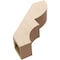 Ekena Millwork 5-inch W x 18-inch D x 18-inch H Ridgewood Rough Cedar Woodgrain TimberThane Knee Brace, Primed BRCUR05X18X18RIDRCPR - alternate 6